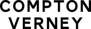 Compton Verney logo in black capitals on white background